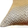 Golden Zigzag Luxe Cushion Cover - Image 5