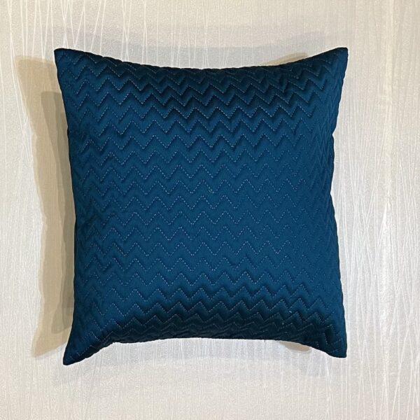 Azure Comfort Chevron Cushions - Image 2