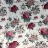 English Garden Bedsheet – Floral Print Detail Close-up of English Garden bedsheet with pink floral and leafy botanical print