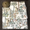 Little Deer Meadow Bedsheet – Complete Set Little Deer Meadow bedsheet set with coordinated woodland deer and foliage print