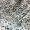 Detailed Moroccan-inspired geometric and floral pattern of the Moroccan Mist Bed Sheet