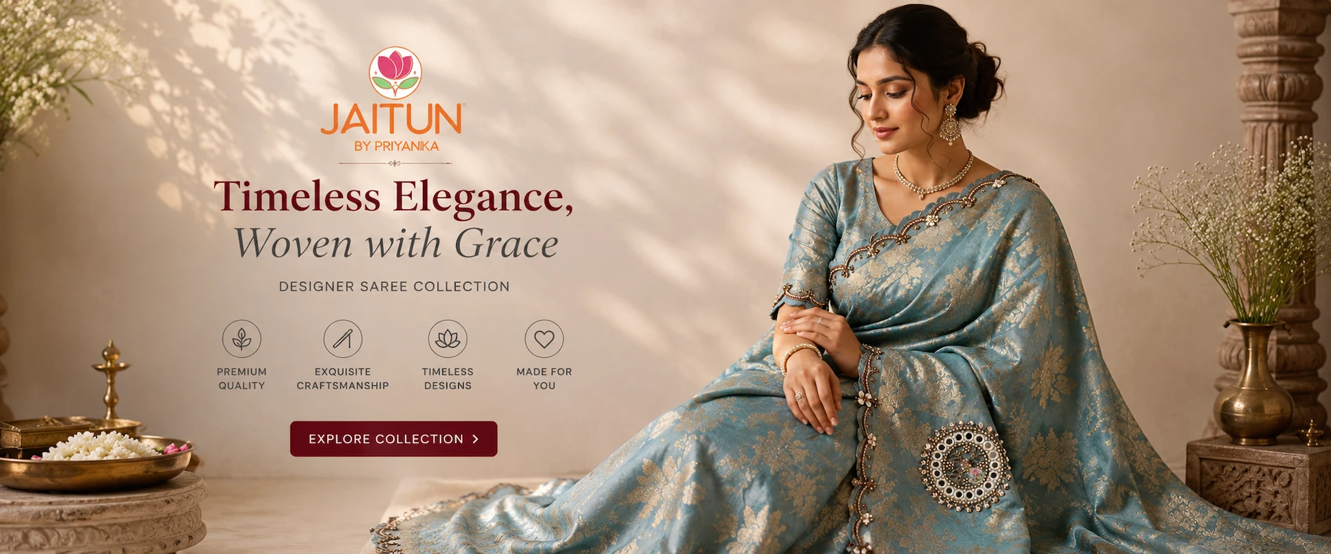 Nooré Celeste Designer Saree -Premium Saree